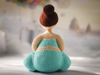 Häkelanleitung für Amigurumi Yogi Girl Plus Size US, IT, ES, PT, FR DIY Häkelprojekt für Heimdekoration / Sofortiger Download