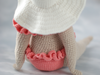 Handmade Crochet Pattern Plus-Size Vacation Lady - Adorable Amigurumi Dolls Pattern in Swimsuits