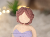 Шаблон для в’язання гачком Amigurumi Yogi Girl Plus Size US, IT, ES, PT, FR DIY Проект в’язання гачком для домашнього декору / Миттєве завантаження