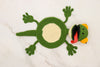 Crochet Pattern Coaster Splat Lizard Funny Handmade Design for Mug or Cup Decor – Cute Green Animal Shaped Cotton Tabletop Gift Idea