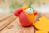 Funny Splat Duck Crochet Coaster Pattern – Unique Handmade Mug Rug Design, Quirky Gift Idea for Animal Lovers and Crochet Enthusiasts