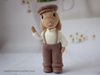 Patrón de crochet amigurumi Pascua Vintage Mr Rabbit PDF / Tutorial Descarga Instantánea