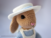 Patrón de crochet amigurumi Pascua Vintage Ms Rabbit PDF / Tutorial Descarga Instantánea