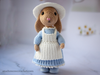 Patrón de crochet amigurumi Pascua Vintage Ms Rabbit PDF / Tutorial Descarga Instantánea