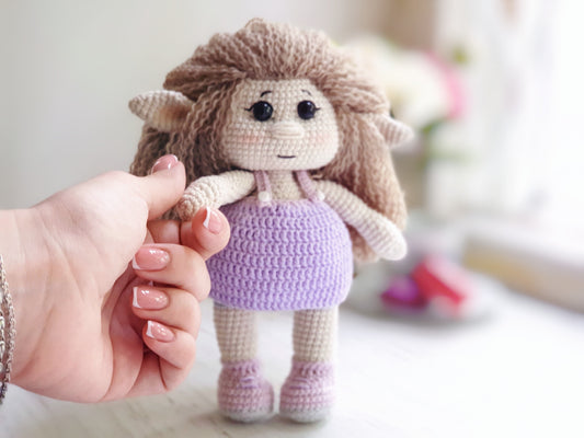Patrones de crochet amigurumi Elf Lilian PDF / Tutorial Descarga Instantánea