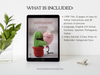 Patrones de crochet San Valentín amigurumi Differen love: Cactus y Globo EE.UU., Alemania, Español, Portugués, Italiano PDF / Tutorial Descarga Instantánea