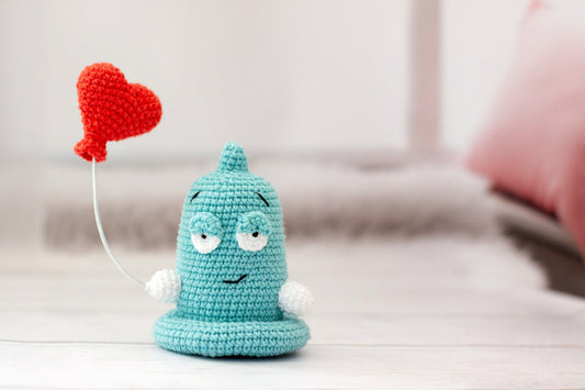 Patrones de crochet amigurumi Condón Divertido PDF / Tutorial Descarga Instantánea