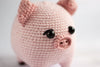 Patrones de crochet amigurumi Piglet animal de granja PDF / Tutorial Descarga Instantánea