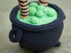Patrones de crochet amigurumi Bruja en un Caldero Decoración de Halloween PDF / Tutorial de descarga instantánea