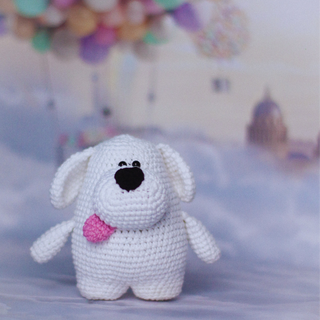 Meet Marshmallow the Dog: Free Crochet Pattern for Adorable Amigurumi Fun!