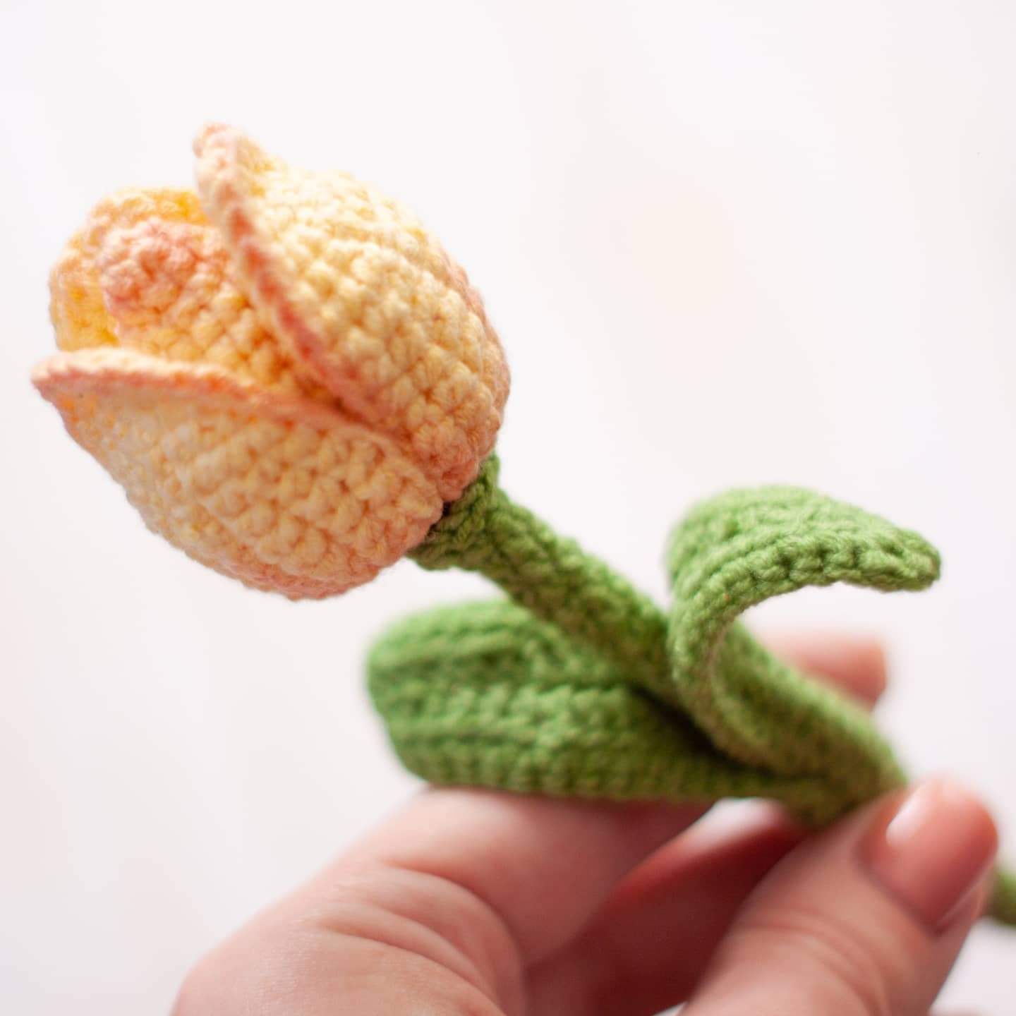 Craft Blooms of Joy with Free Tulip Crochet Pattern!