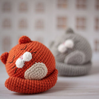 Learn to Crochet an Adorable Sleeping Kitten: Free Video Tutorial in English