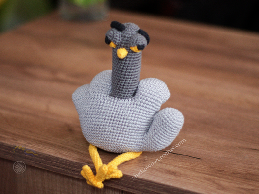 Crochet Pattern "Not Your Grandma's Pigeon" - Unique Handmade Craft - Perfect DIY Gift - Instant Download