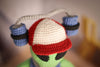 Crochet Pattern Chilling Alien with beer hat - Galactic DIY Amigurumi Toy Tutorial / Instant Download