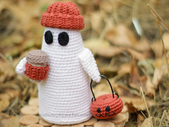 Amigurumi Crochet Pattern Muerte, Gatos y Vino DIY Decoración de Halloween / Descarga Instantánea