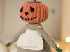 Crochet Pattern Pumpkinhead Witch Amigurumi , Halloween Crochet Doll, DIY Pumpkin Witch Decor, Cute Crochet Witch Doll for Halloween Gift