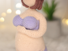 Crochet Pattern Mommy-to-Be Amigurumi for Home Decor | Pregnant Mom Tutorial PDF / Instant Download