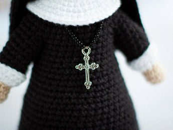 Patrons au crochet amigurumi Poupée nonne PDF / Tutoriel de téléchargement instantané