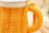 Crochet Beer Mug Bag – Funny Handmade Crossbody Purse | Cute Yarn Drink-Themed Gift for Beer Lovers, Festivals & Germany Beer Festival