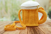 Crochet Beer Mug Bag – Funny Handmade Crossbody Purse | Cute Yarn Drink-Themed Gift for Beer Lovers, Festivals & Germany Beer Festival