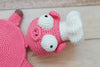 Funny Splat Pig Crochet Coaster Pattern, Amigurumi Pig Placemat PDF, Handmade Farm Animal Mug Rug Pattern, Cute Kitchen Decor Gift Idea