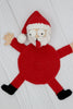 Funny Christmas Splat Santa Coaster Crochet Pattern PDF, Amigurumi Santa Mug Rug Holiday Decor, DIY Crochet Christmas Gift Idea