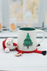 Funny Christmas Splat Santa Coaster Crochet Pattern PDF, Amigurumi Santa Mug Rug Holiday Decor, DIY Crochet Christmas Gift Idea