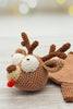 Funny Crochet Reindeer coaster Pattern PDF, Christmas Splat Deer Crochet Tutorial, Amigurumi Reindeer Holiday Coaster Pattern for Gift