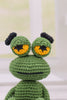 Amigurumi Crochet Pattern Frog Zen, Cute Sitting Frog Doll Pattern, PDF Amigurumi Toy, Handmade Plush Frog Tutorial, DIY Gift Idea
