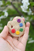 Crochet Pattern Artist Palette Keychain, Amigurumi Painter Palette PDF Tutorial, Rainbow Art Teacher Gift Idea, Miniature Crochet Ornament