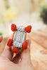 Vintage Roller Skates Crochet Pattern, Retro Quad Skates PDF, 70s Disco Roller Derby Tutorial, Car Mirror Hanging Charm, Nostalgic Gift DIY