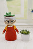 Grandma Succulent Crochet Pattern, Funny Plant Lady Doll PDF, Amigurumi Grandma Pot Tutorial, Plant Mom Decor Gift, Cute Houseplant Doll DIY