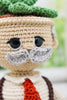 Succulent Grandpa Crochet Pattern PDF, Plant Pot Amigurumi Pattern, Funny Grandfather Doll with Mustache, Cute Plant Lover Gift
