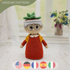 Grandma Succulent Crochet Pattern, Funny Plant Lady Doll PDF, Amigurumi Grandma Pot Tutorial, Plant Mom Decor Gift, Cute Houseplant Doll DIY