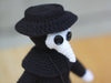 Crochet patterns Pandemic couple: Plague Doctor + Nun Doll PDF / Instant Download tutorial