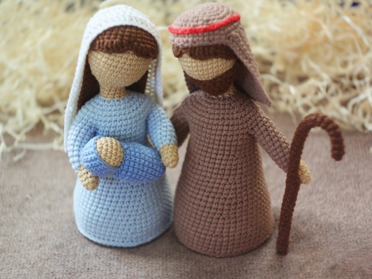 Crochet patterns amigurumi Nativity scene Merry Christmas PDF / Instant Download tutorial