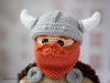 Schema all'uncinetto amigurumi Viking con ascia PDF / Tutorial per il download istantaneo