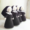 Crochet patterns Pandemic couple: Plague Doctor + Nun Doll PDF / Instant Download tutorial