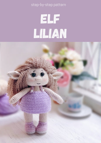 Häkelanleitungen Amigurumi Elf Lilian PDF / Sofort-Download-Tutorial