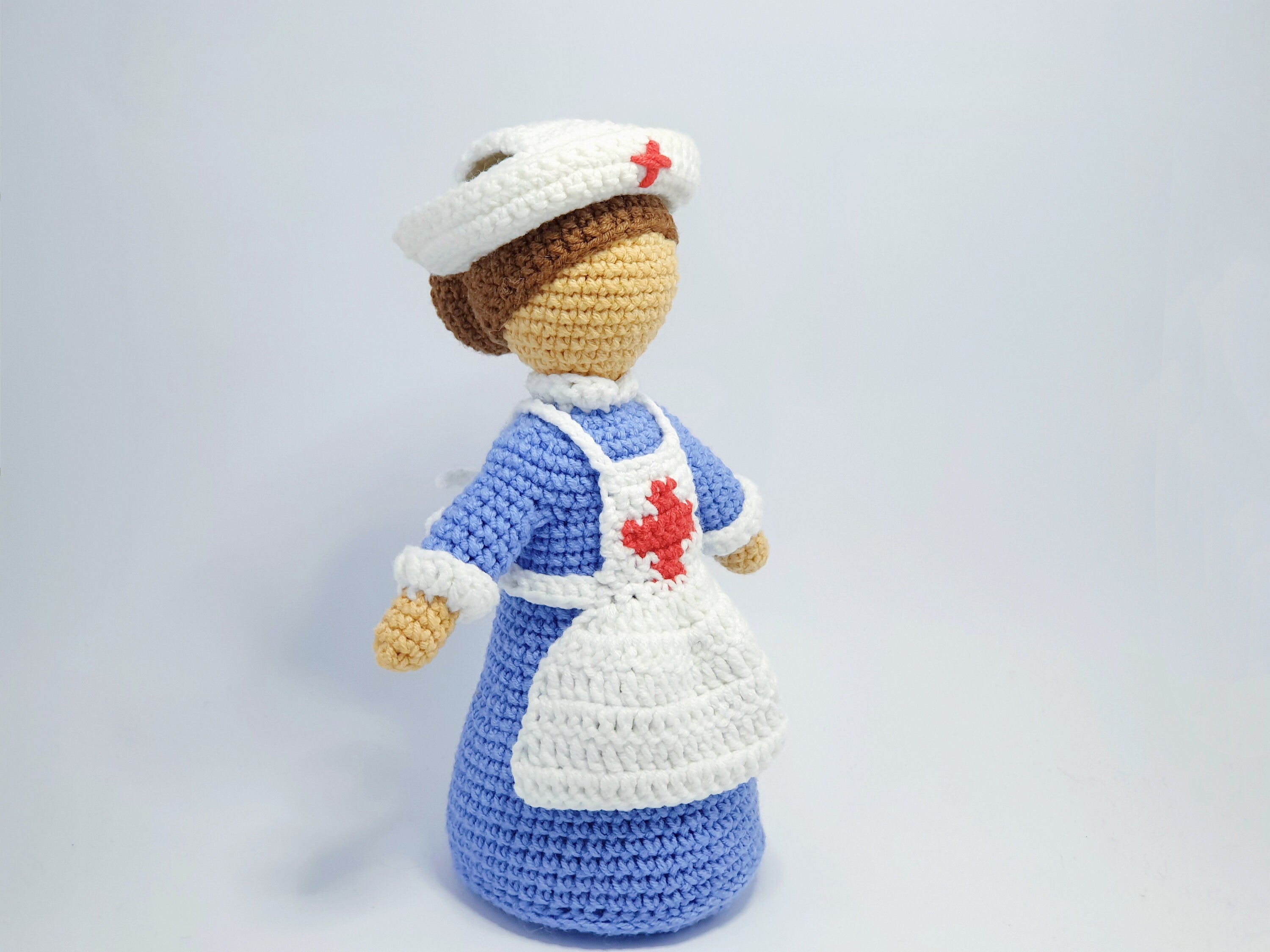 Схеми в'язання гачком амігурумі лялька медсестра PDF / Instant Download tutorial