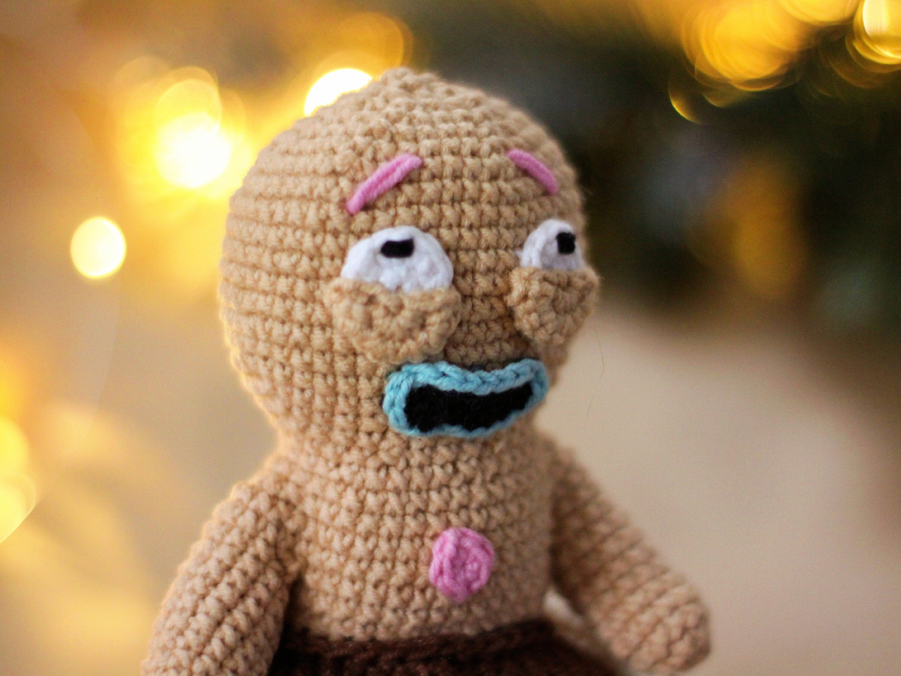 Crochet patterns christmas amigurumi Relaxed Gingerman PDF / Instant Download tutorial
