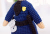 Schemi all'uncinetto amigurumi Bambola della polizia PDF / Tutorial per il download istantaneo