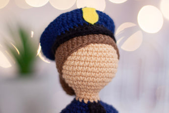 Häkelanleitungen Amigurumi Polizeipuppe PDF / Sofort-Download-Tutorial