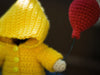 Crochet patterns amigurumi It in Raincoat with Balloon PDF / Instant Download tutorial